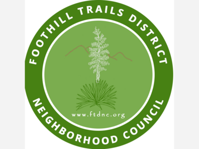 Foothill Trails District NC Land Use Committee 